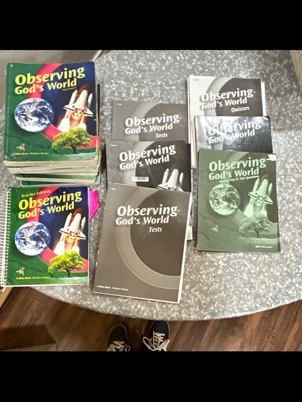 Observing God's World Homeschool Science Curriculum Set - Green/Gray Covers